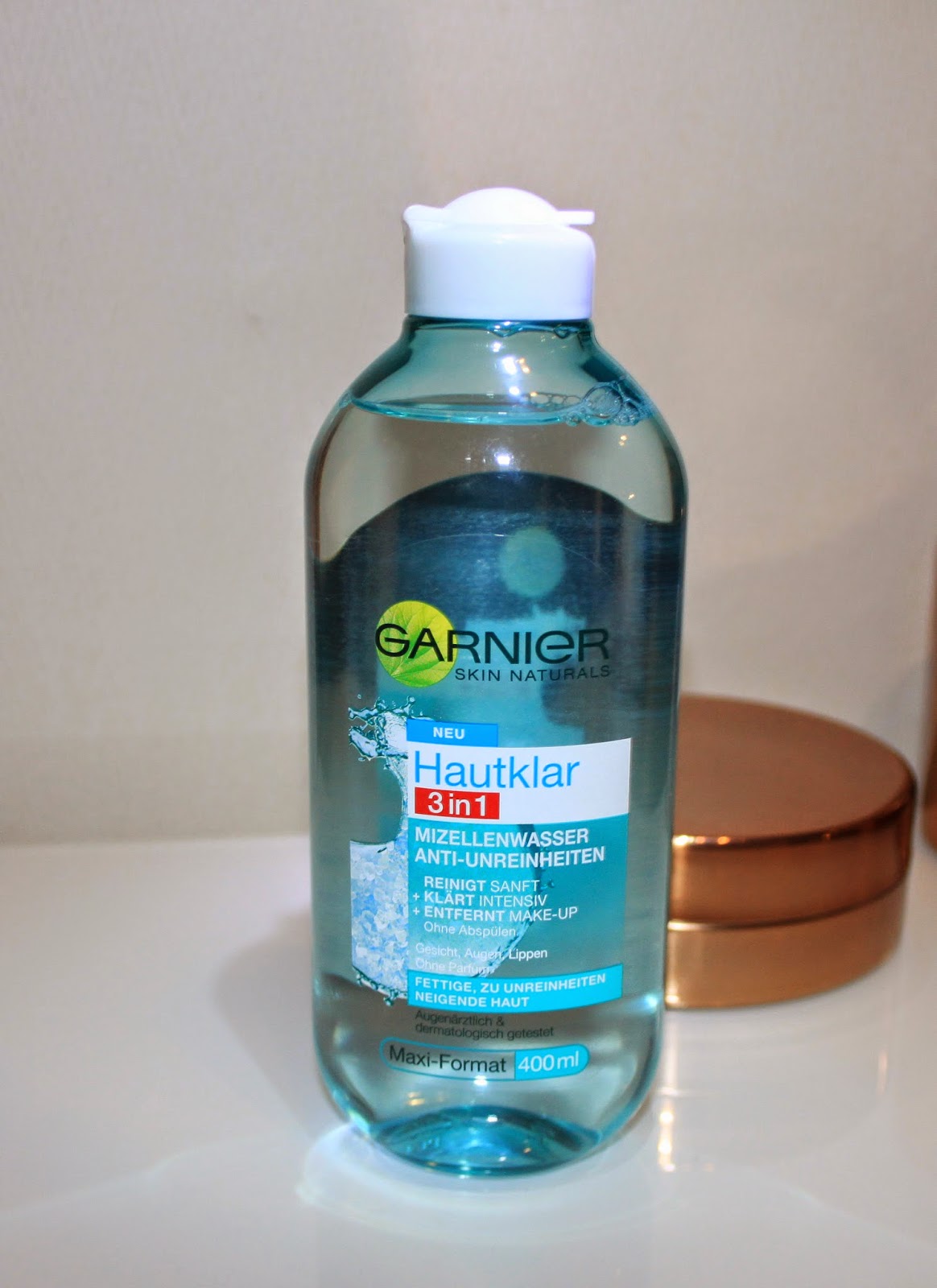 Beauty] Review: Garnier Hautklar Mary the 3in1 Mizellenwasser around goes Anti-Unreinheiten World 