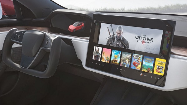 سيارة تيسلا Model S الجديدة تأتي بجهاز ألعاب يعادل قوة بلايستيشن 5