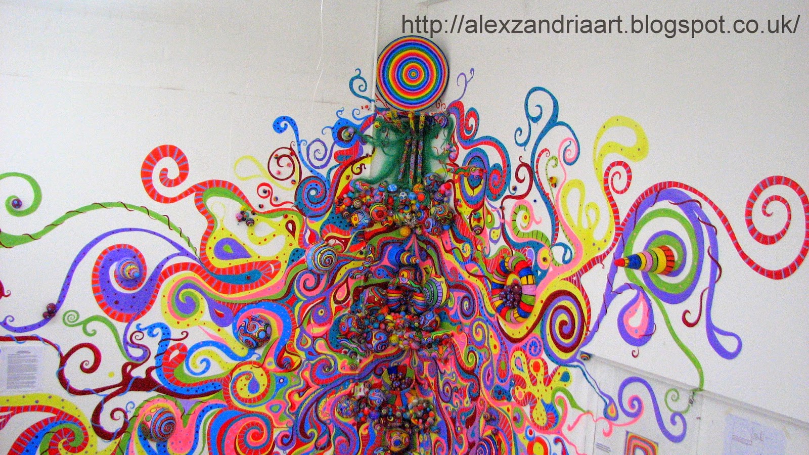 Alexzandria Art : Psychedelic Brain Bug