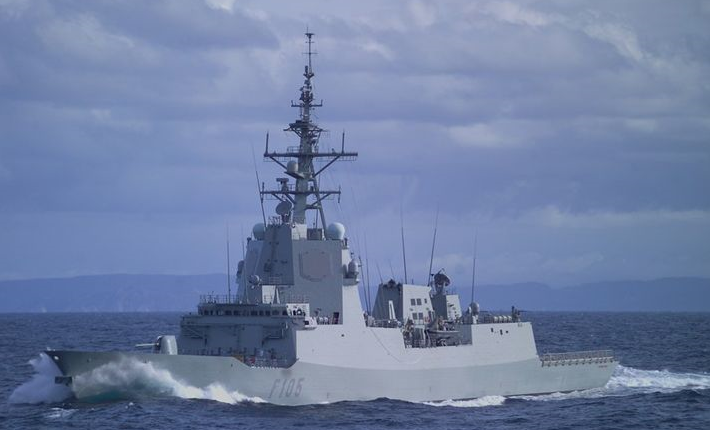 Una Joven Vocación Militar La fragata F105 seguirá al Rey a Arabia en