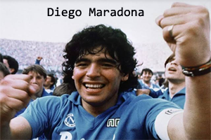 Diego Maradona, an ideal football player