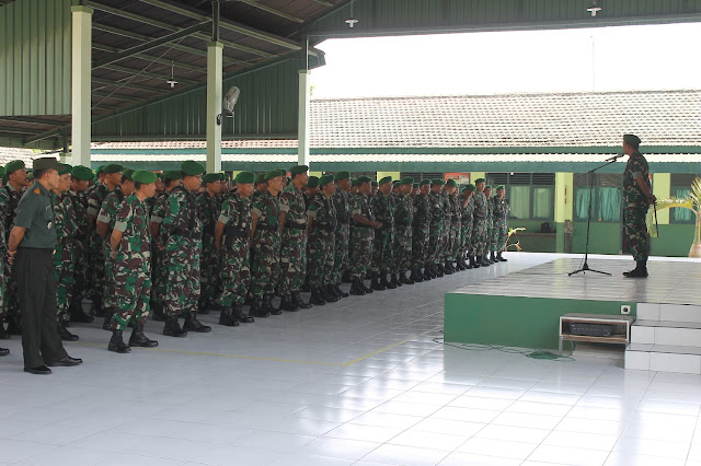 Jelang Pelantikan Presiden Kodim Sragen Apelkan Anggota Secara Mendadak