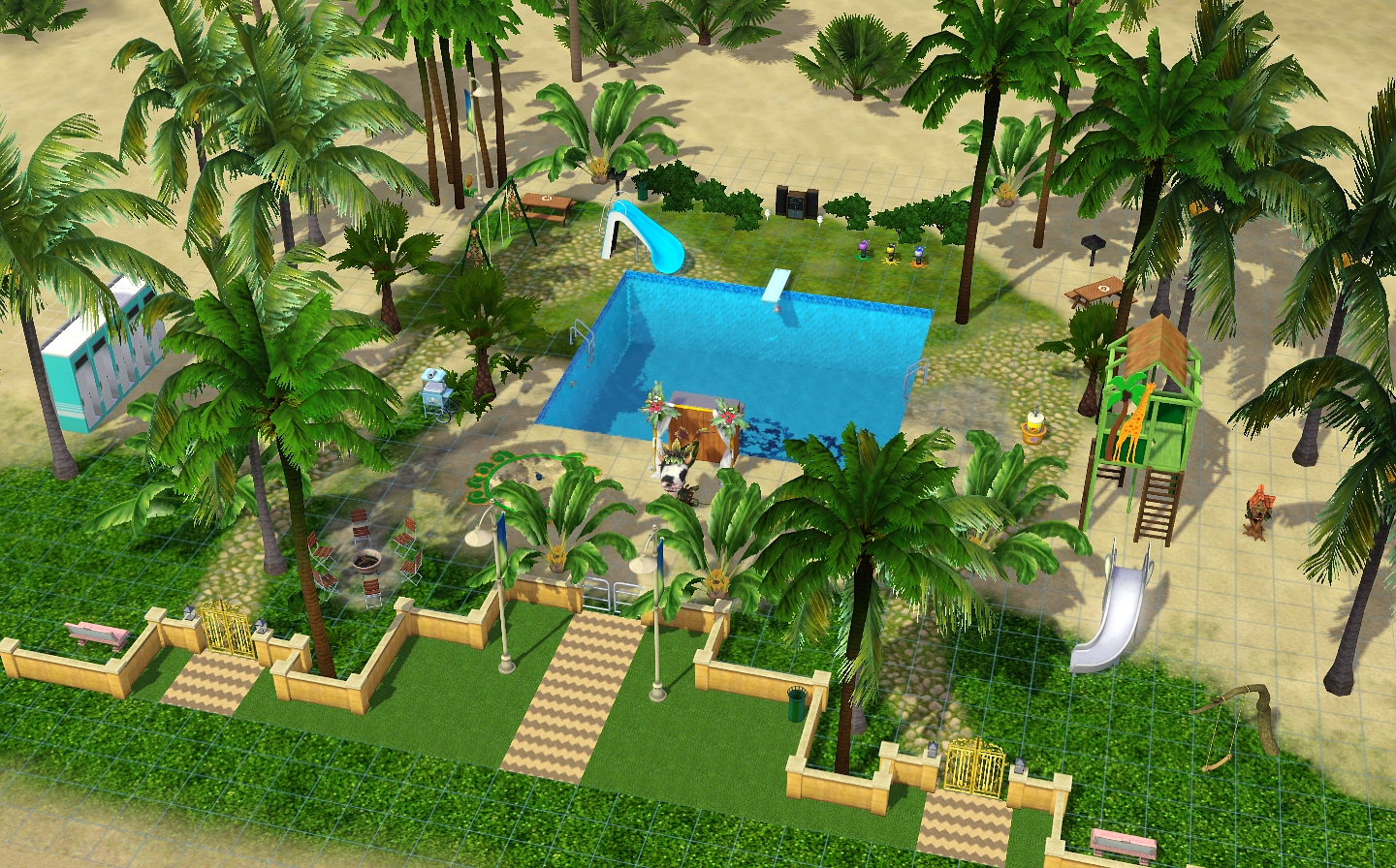 SimWepaGrande Sim Park N Grill Jungle