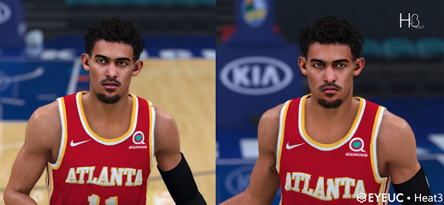 Trae Young Cyberface by Heat3