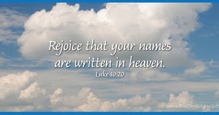 Catholic Daily Reading + Reflection: 3 October 2020 - Rejoice That Your Names Are Written In Heaven Catholic Daily Reading + Reflection: 3 October 2020 - Rejoice That Your Names Are Written In Heaven