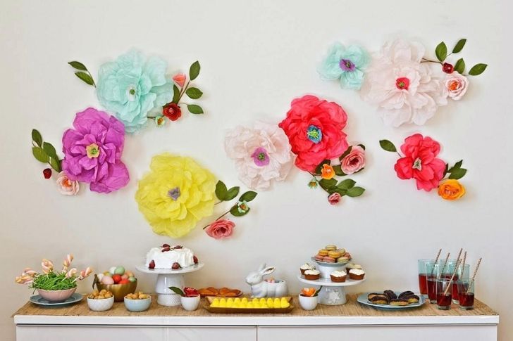 15 Gorgeous DIY Flower Wall Decoration Home Ideas