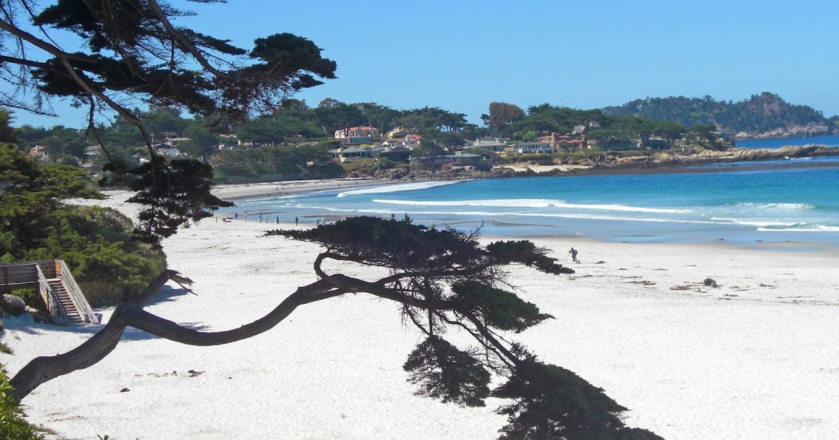 CarmelbytheSea Walk Ocean Avenue to the Beach Tour and Map