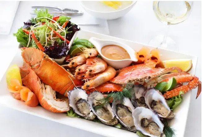 الكوليسترول فى المأكولات البحرية: جدول المحتويات والخصائص المفيدة