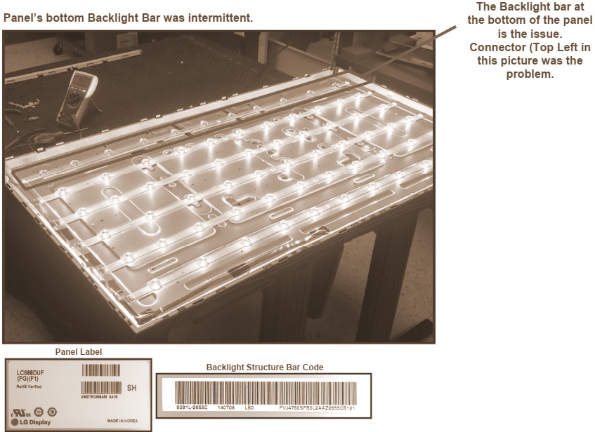 Master Electronics Repair ! LG LCD TV BACKLIGHT BLINKING PROBLEM