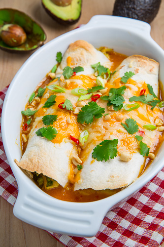 Sweet Chili Chicken and Avocado Enchiladas Sweet Chili Chicken and Avocado Enchiladas