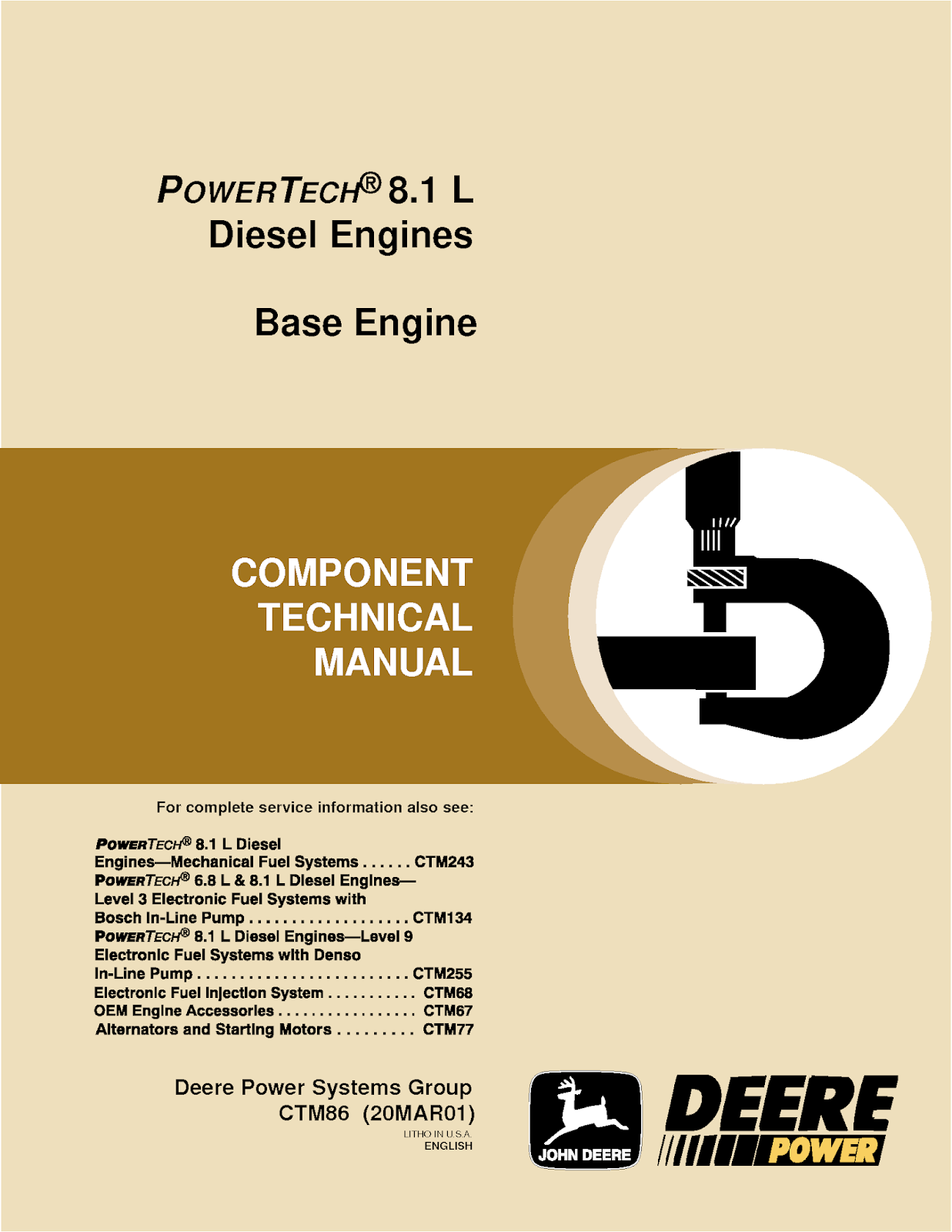 John Deere Powertech 8 1l Diesel Engines Manual