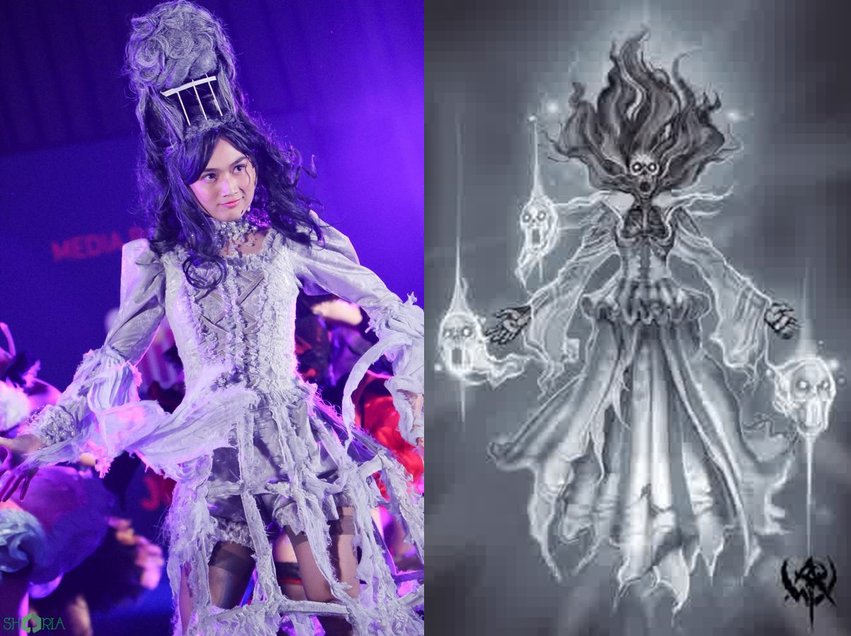 kostum halloween night jkt48