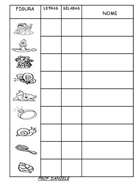 Atividades 1 ano fundamental