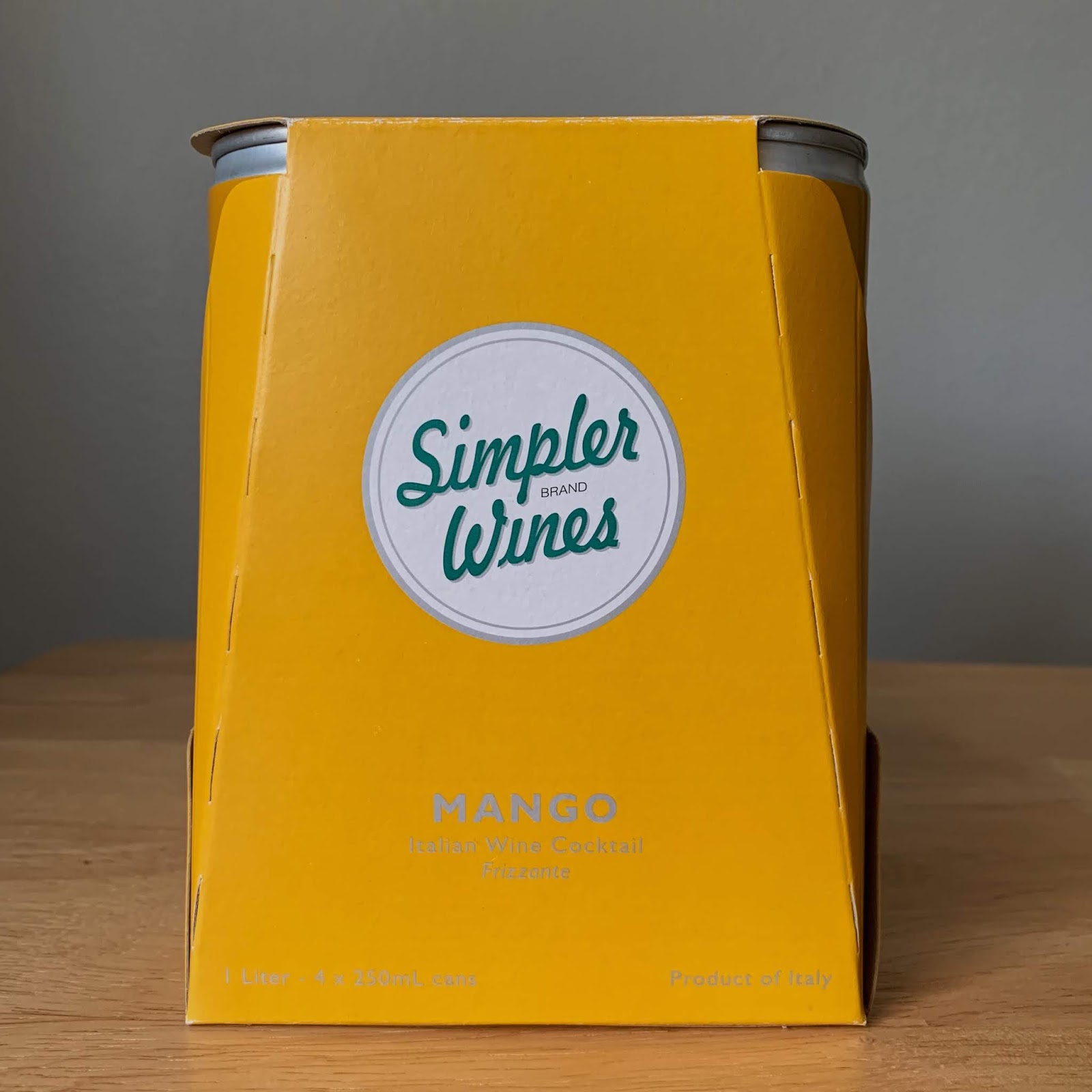 Simpler Wines Mango Flavor Italian Wine Cocktail