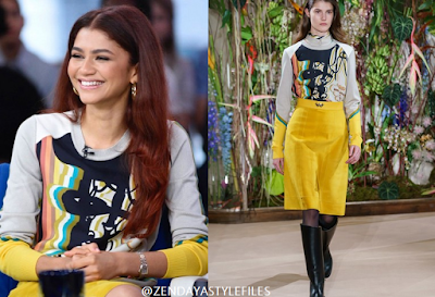 Throwback Zendaya Visits Good Morning America In Hermes