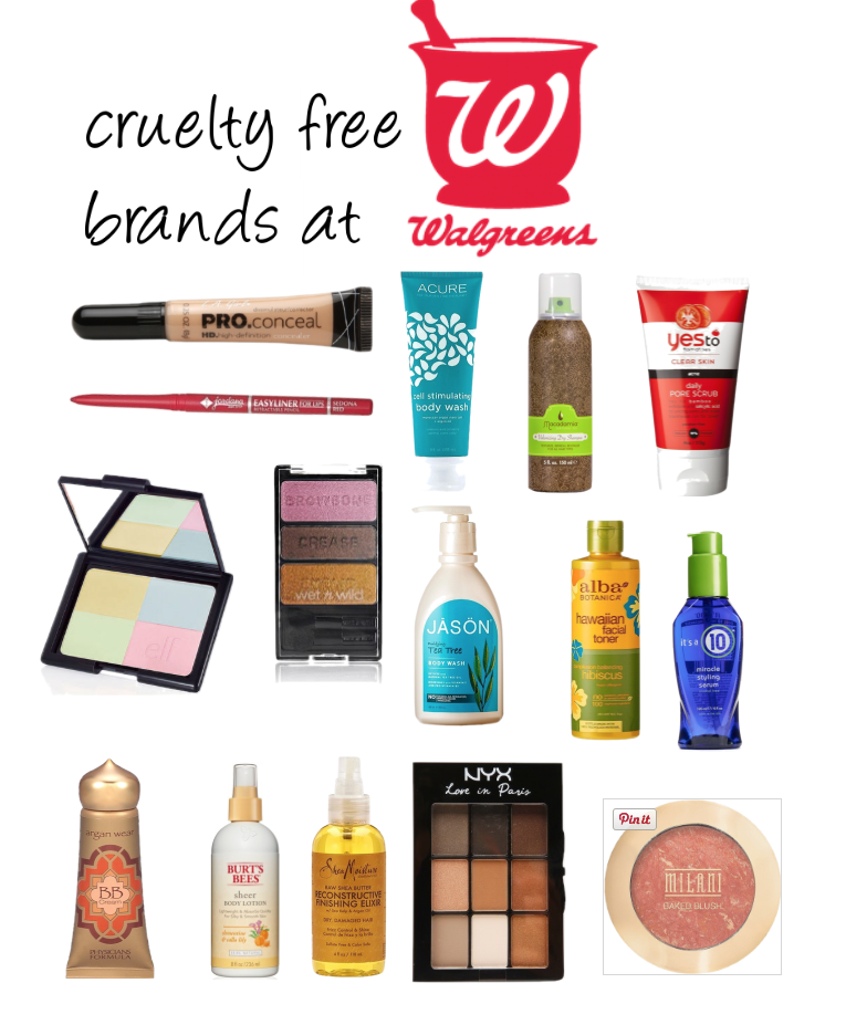 CRUELTY FREE BRANDS AT WALGREENS (UPDATED 2021)