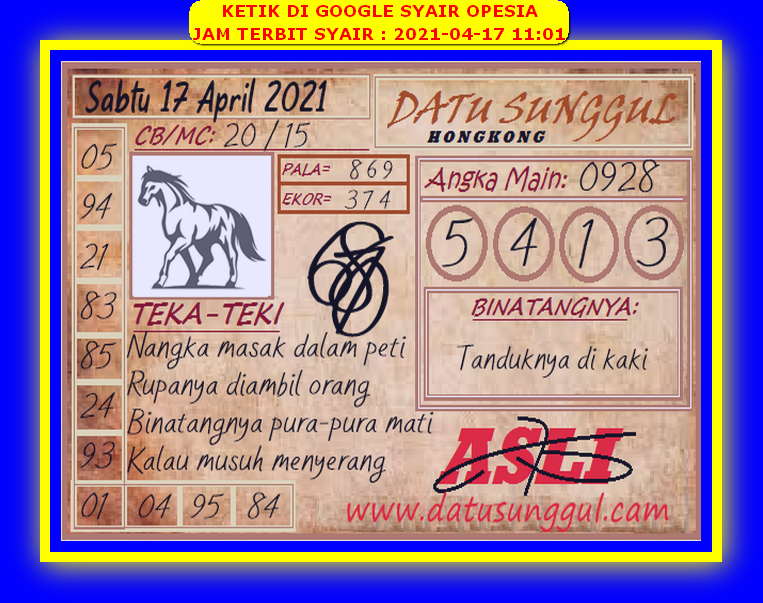 PREDIKSI HK MALAM INI
