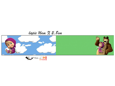 Masha y el Oso: Etiquetas para Candy Bar para Imprimir Gratis. Etiquetas de Masha y el Oso para imprimir gratis.