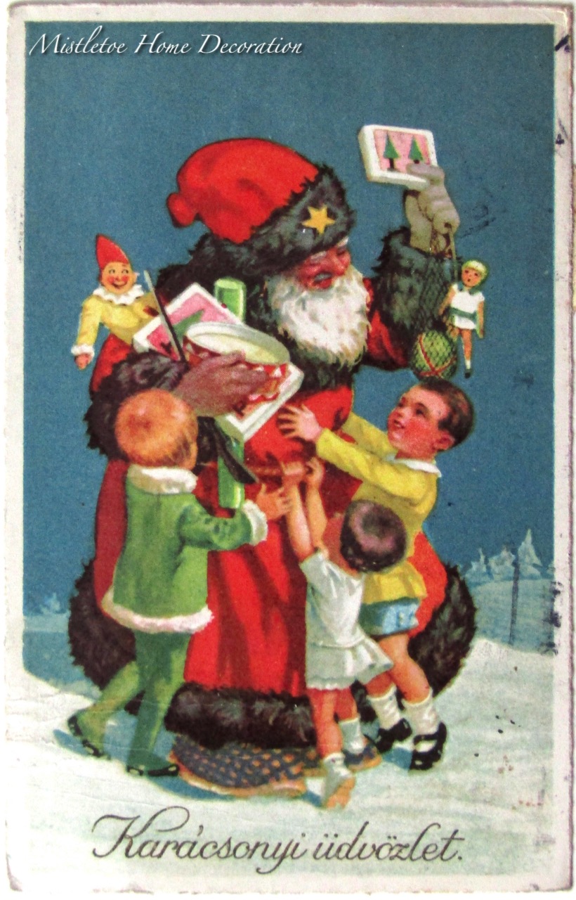 Mistletoe Home Vintage Hungarian Christmas Cards 25