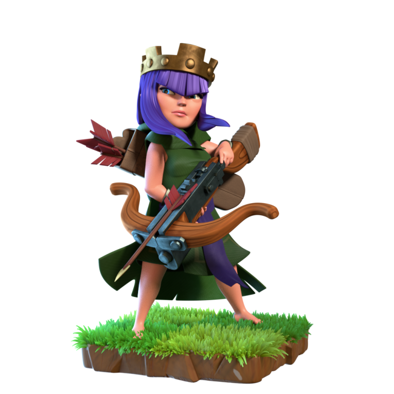 Clash Of Clans Archer Queen Png - 883x464 PNG Download - PNGkit