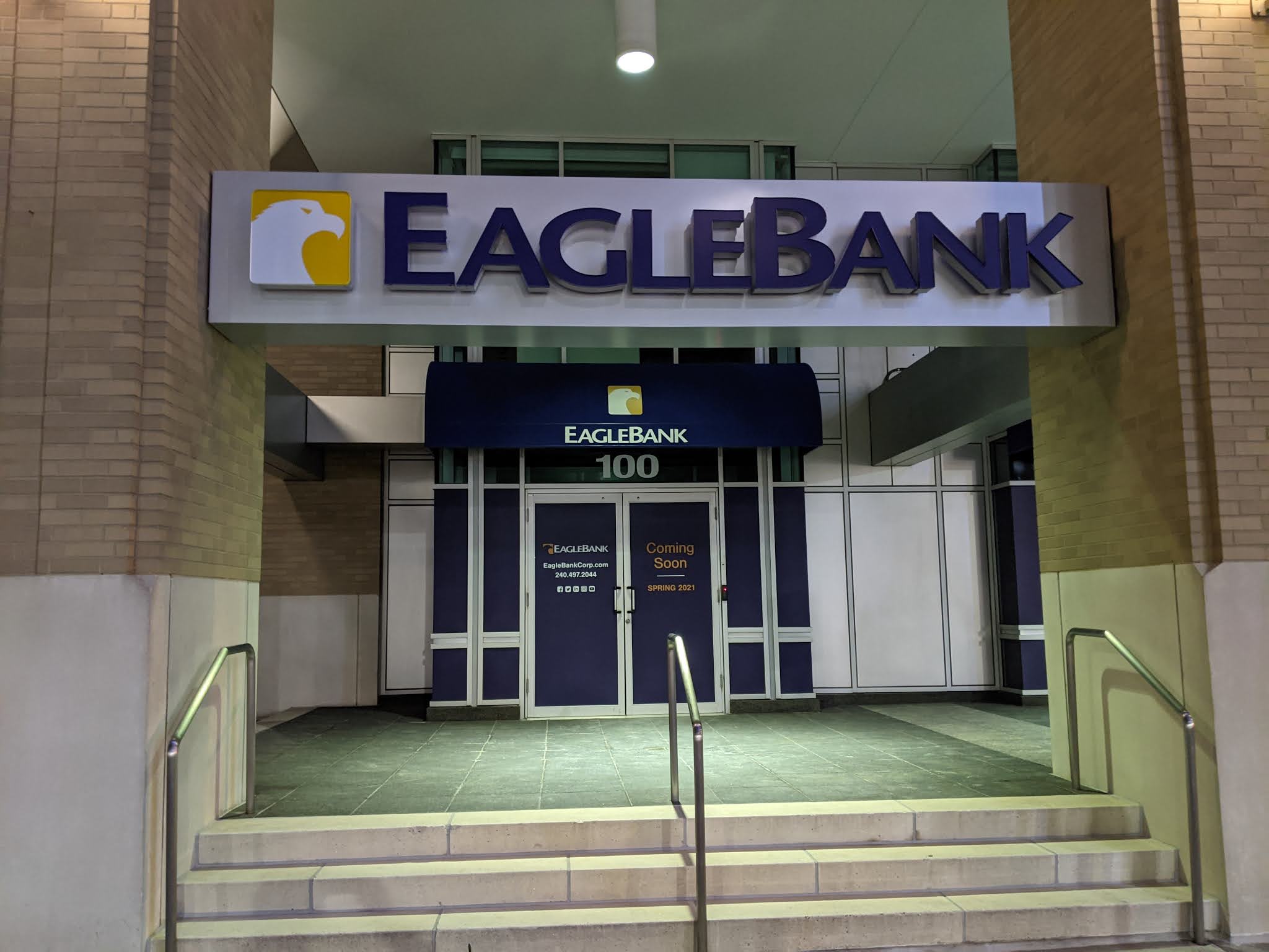 Robert Dyer Bethesda Row Even more EagleBank signage at new Bethesda