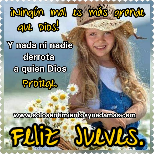 Feliz jueves.