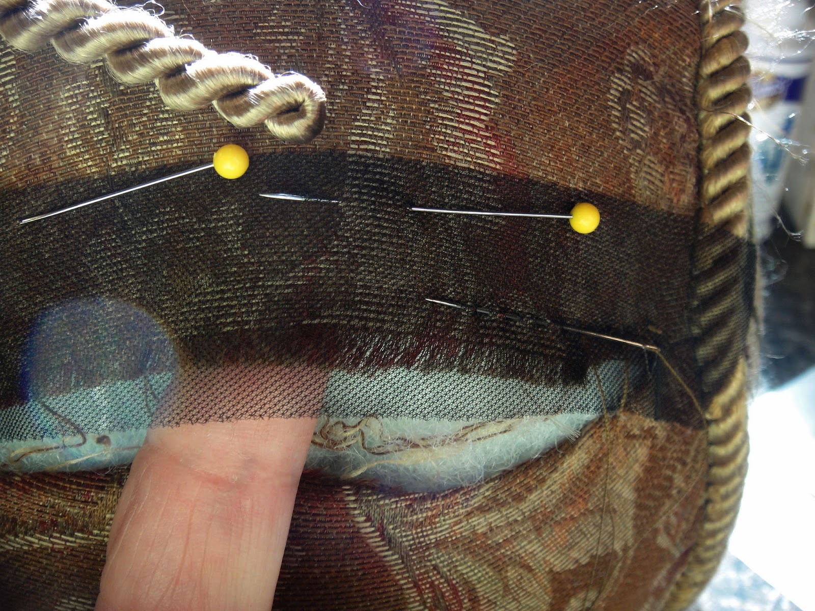 1893 Victorian Farmhouse How to Repair A Frayed Seam Tutorial