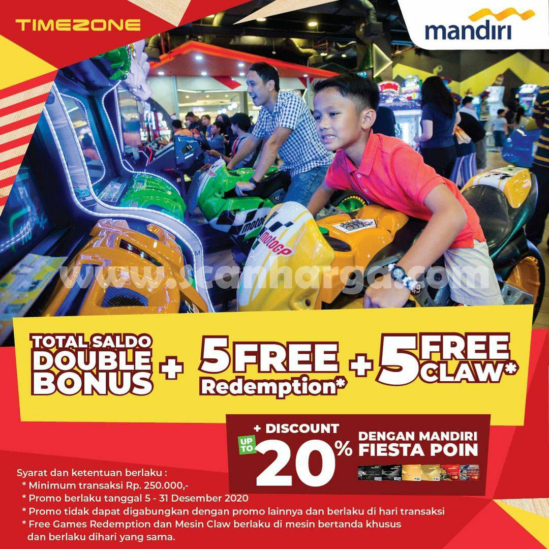 Timezone Promo Extra Diskon 20 dengan Fiesta Poin Khusus pengguna