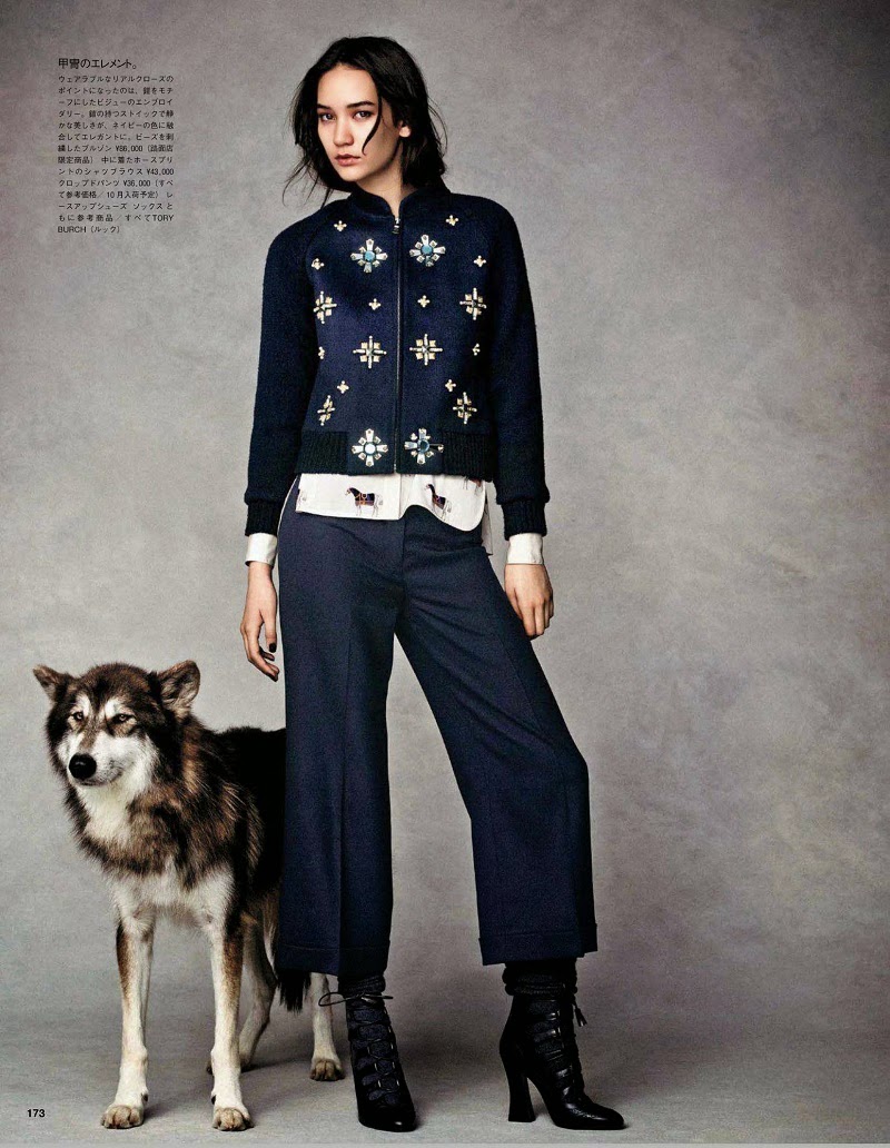 EDITORIAL: Mona Matsuoka in Vogue Japan, September 2014