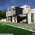 4 bedroom attached ultra modern box model house