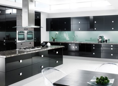 Gabinetes de Cocina Negros - Muy Elegantes | Cocina y Muebles