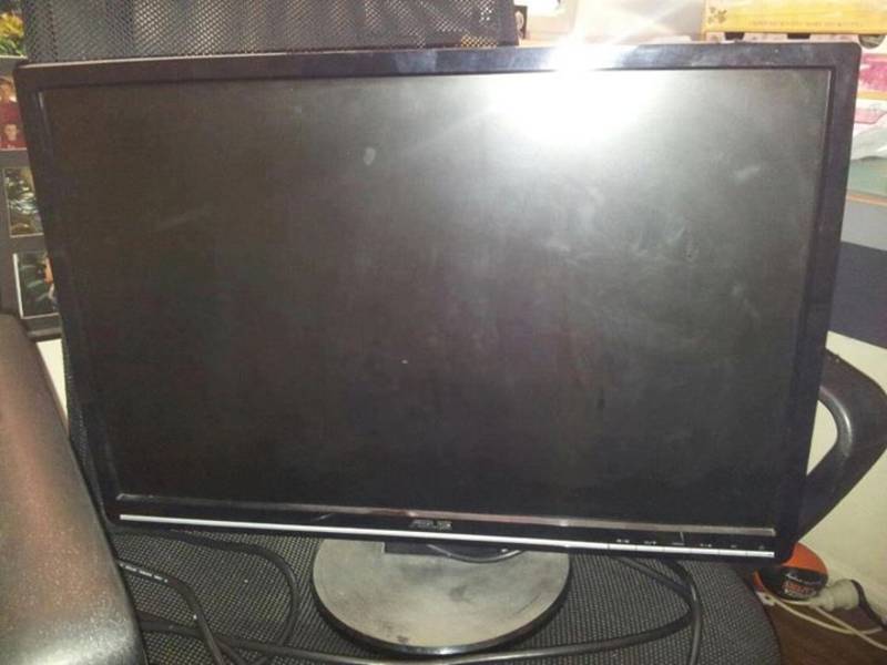 Computer screen turns black and white?