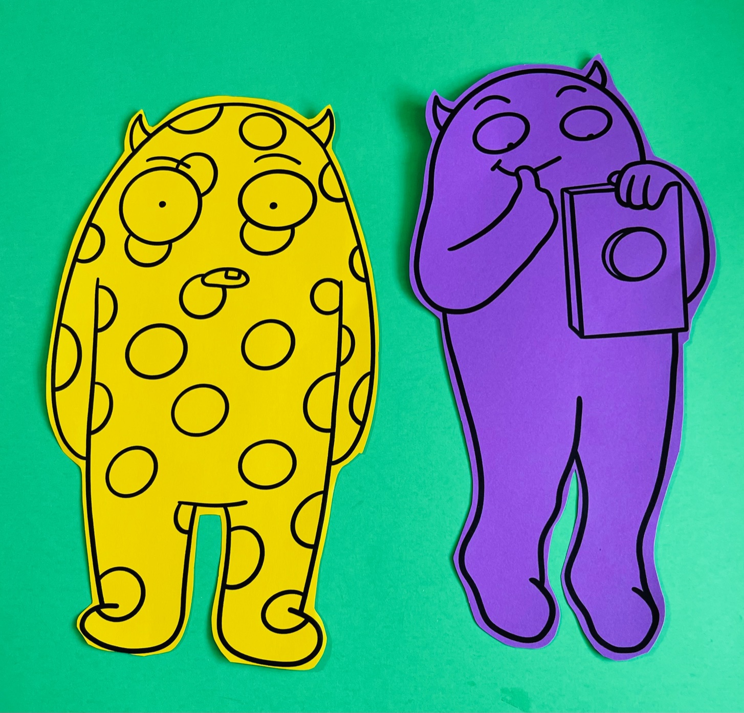 DON'T PUSH THE BUTTON BOOK CRAFT AND CRAFTS Book Units by Lynn