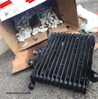 I bought an oil cooler for a Mitsubishi Evolution. It looked like crap  right out of the box, plus it was missing parts that were shown and listed in Facebook ad.