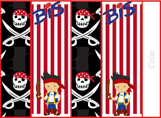 Mini Kit para Fiesta de Jake y los Piratas de Nunca Jamás. Mini Kit para Fiesta de Jake y los Piratas de Nunca Jamás.