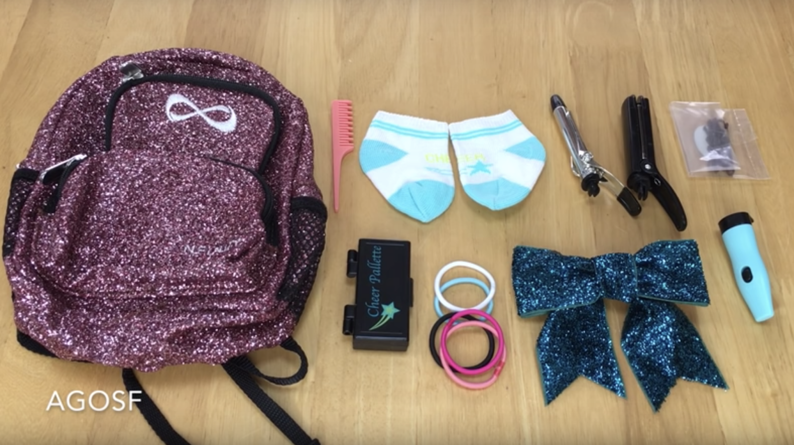 Agoverseasfan Opening and Review of Joss's Nfinity Cheer Backpack Set