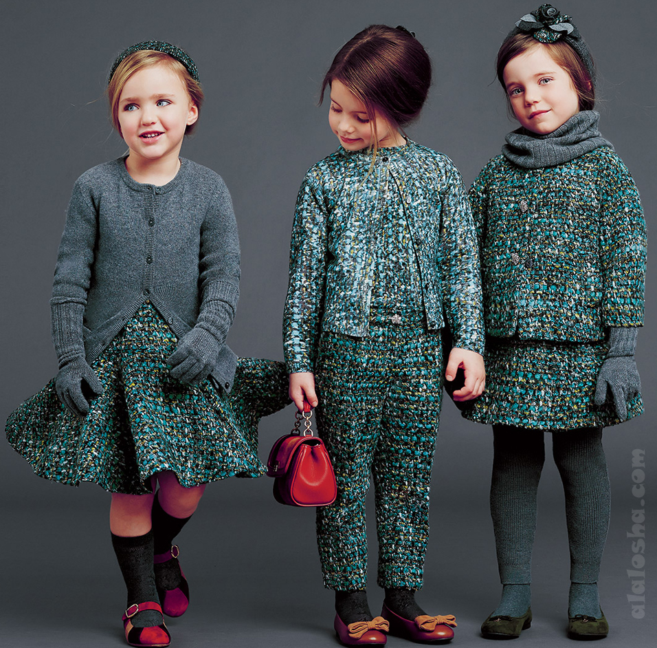 Royal collection from Dolce & Gabbana for little girls