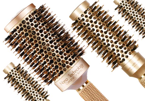 ceramic round brush for fine hair