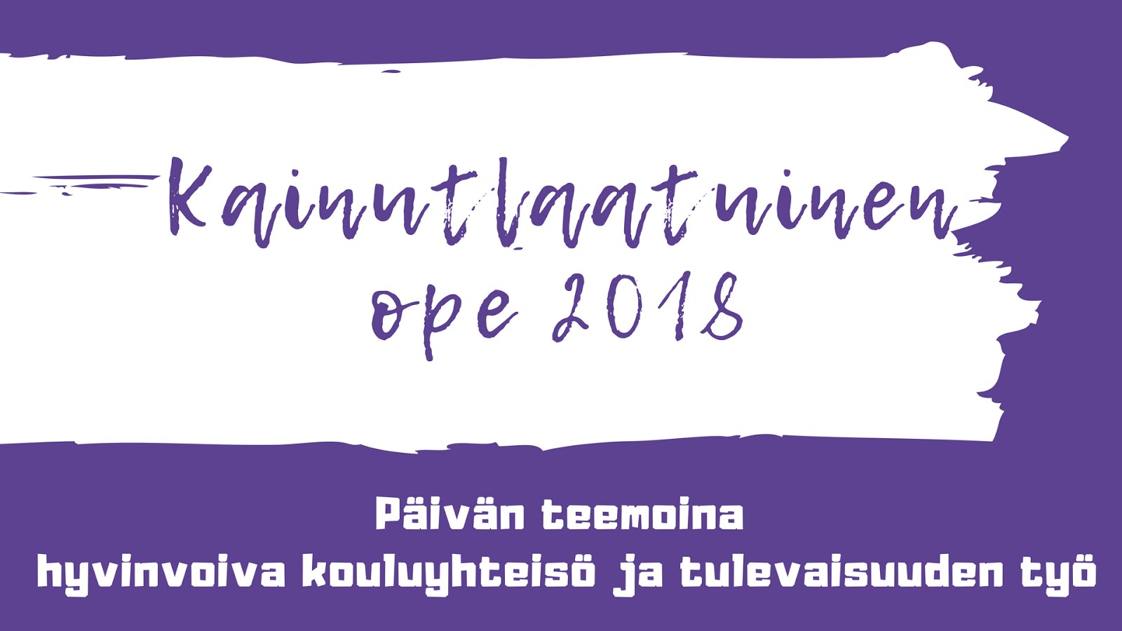 Kainutlaatuinen ope 2018