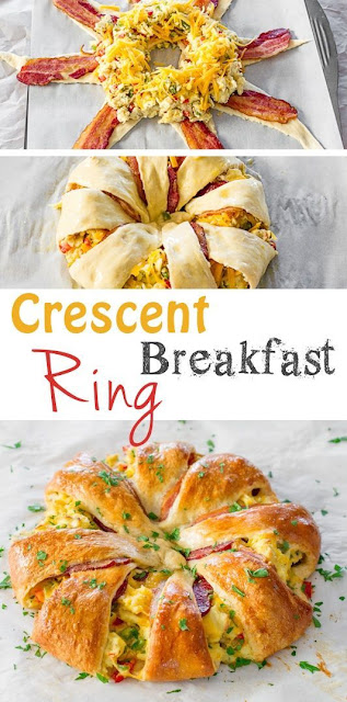 Crescent Bacon Breakfast Ring