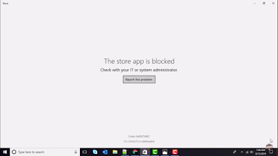 windows app store blocked
