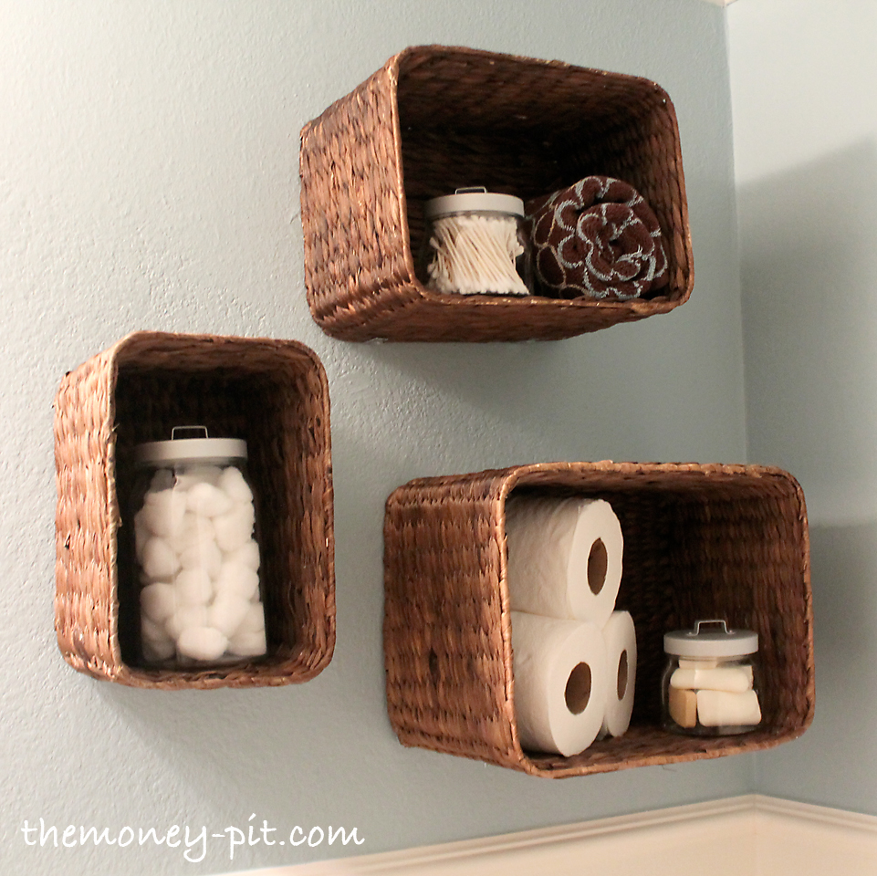 Turning Baskets into Shelves - The Kim Six Fix