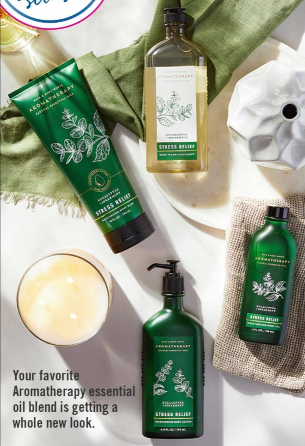 Life Inside the Page Bath & Body Works New Packaging On Eucalyptus