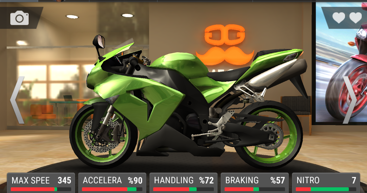 Racing moto много денег