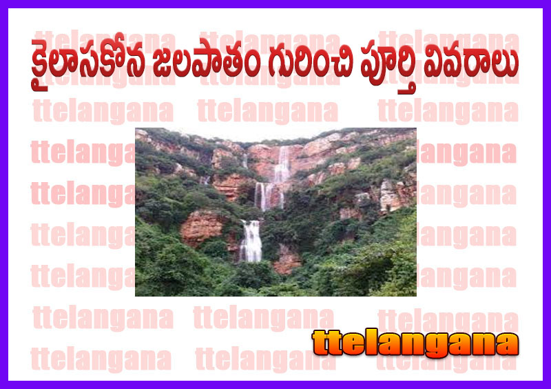 కైలాసకోన జలపాతం గురించి పూర్తి వివరాలు,Complete Details About Kailasakona Falls