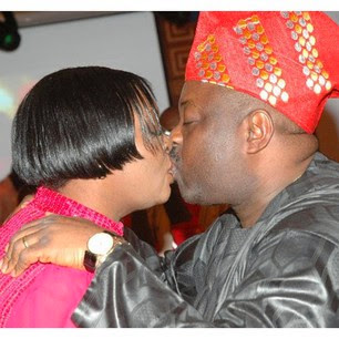 The Kiss of Love from Dele Momodu To Beloved Wife of 22 years