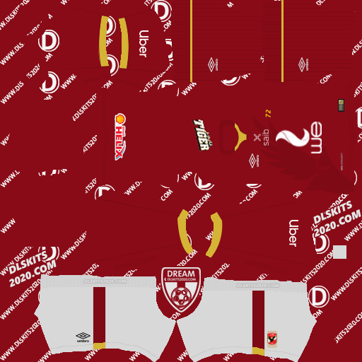 AL-Ahly Sc Kits 2021-2022 Umbro - Kit Dream League Soccer 2021 (Home)
