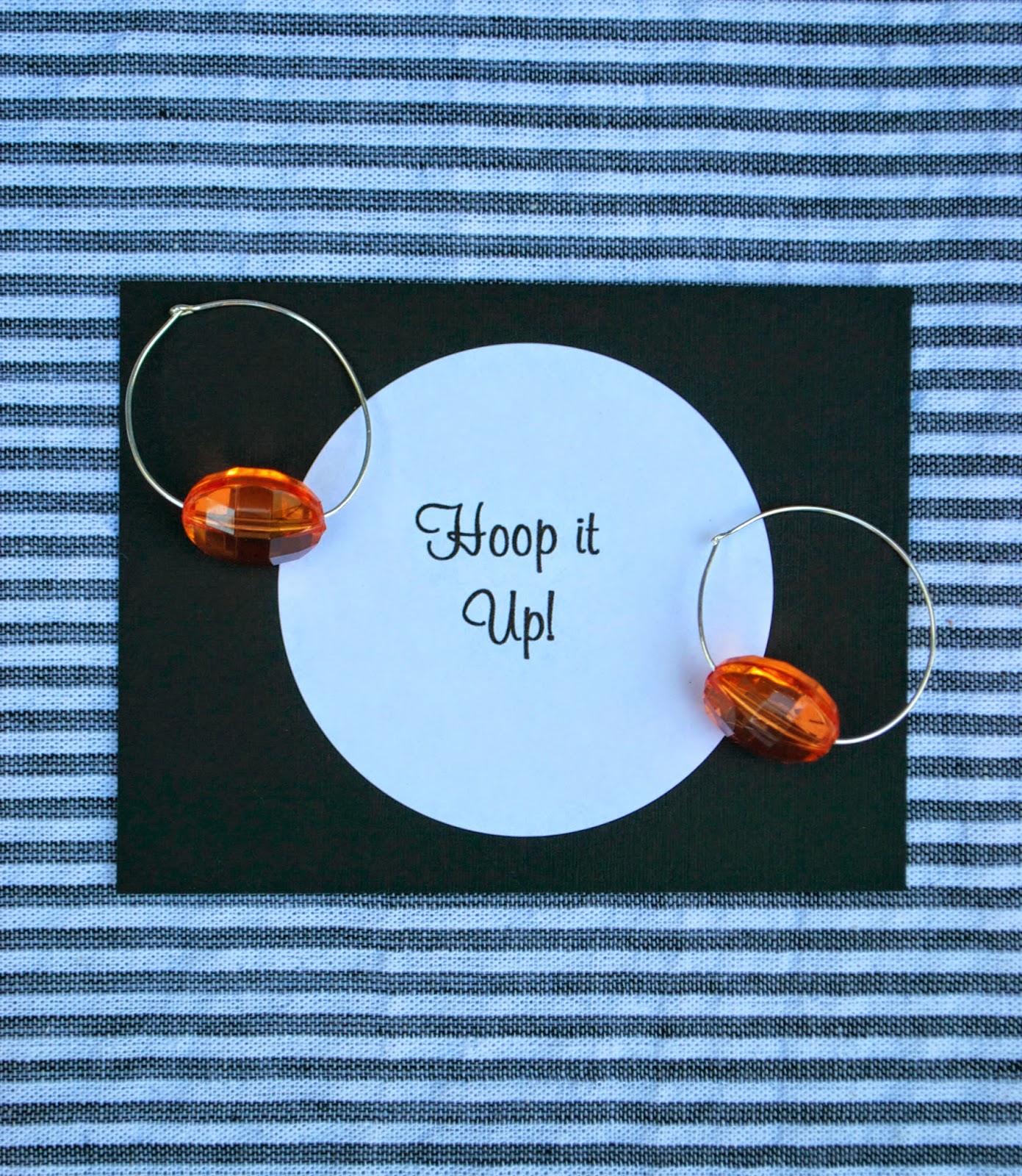 Basketball Hoop Earrings great Party Craft DIYs - 3 fun things to make for March Madness - www.jacolynmurphy.com