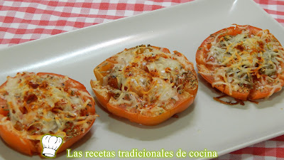 Receta de tomates gratinados con especias