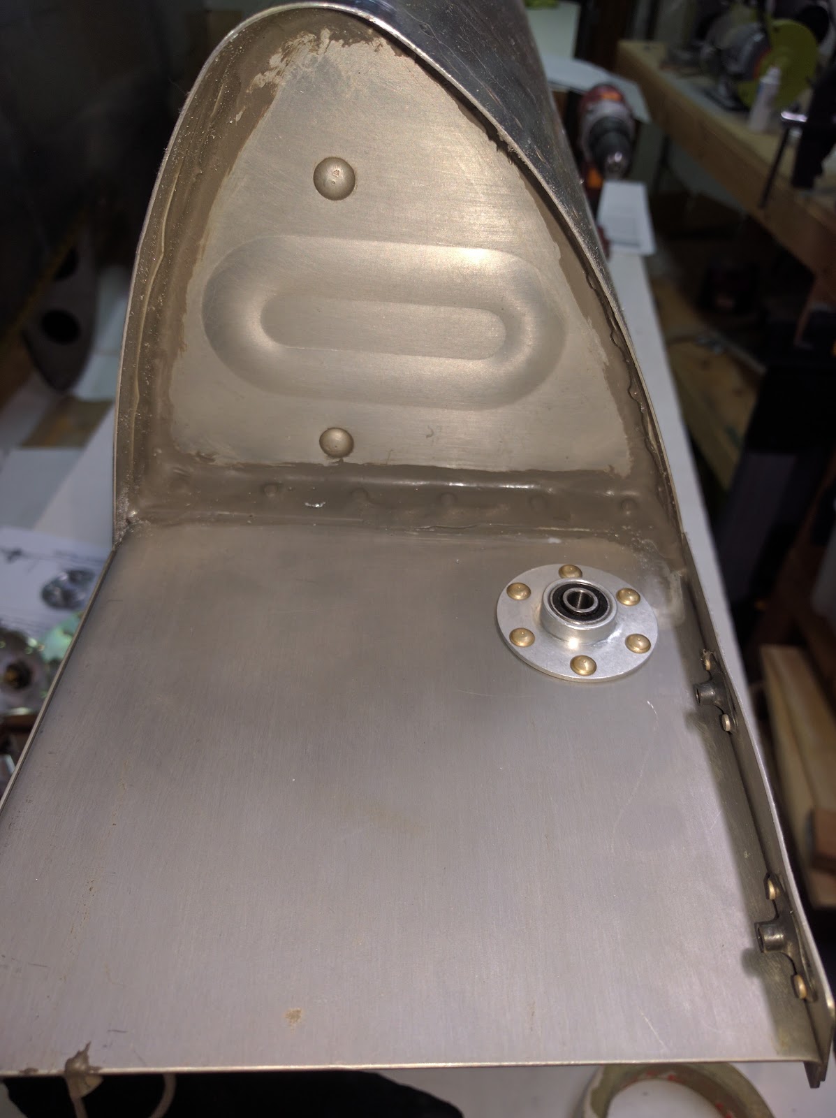 Damazio family's RV10 project Fuel tank assembly complete